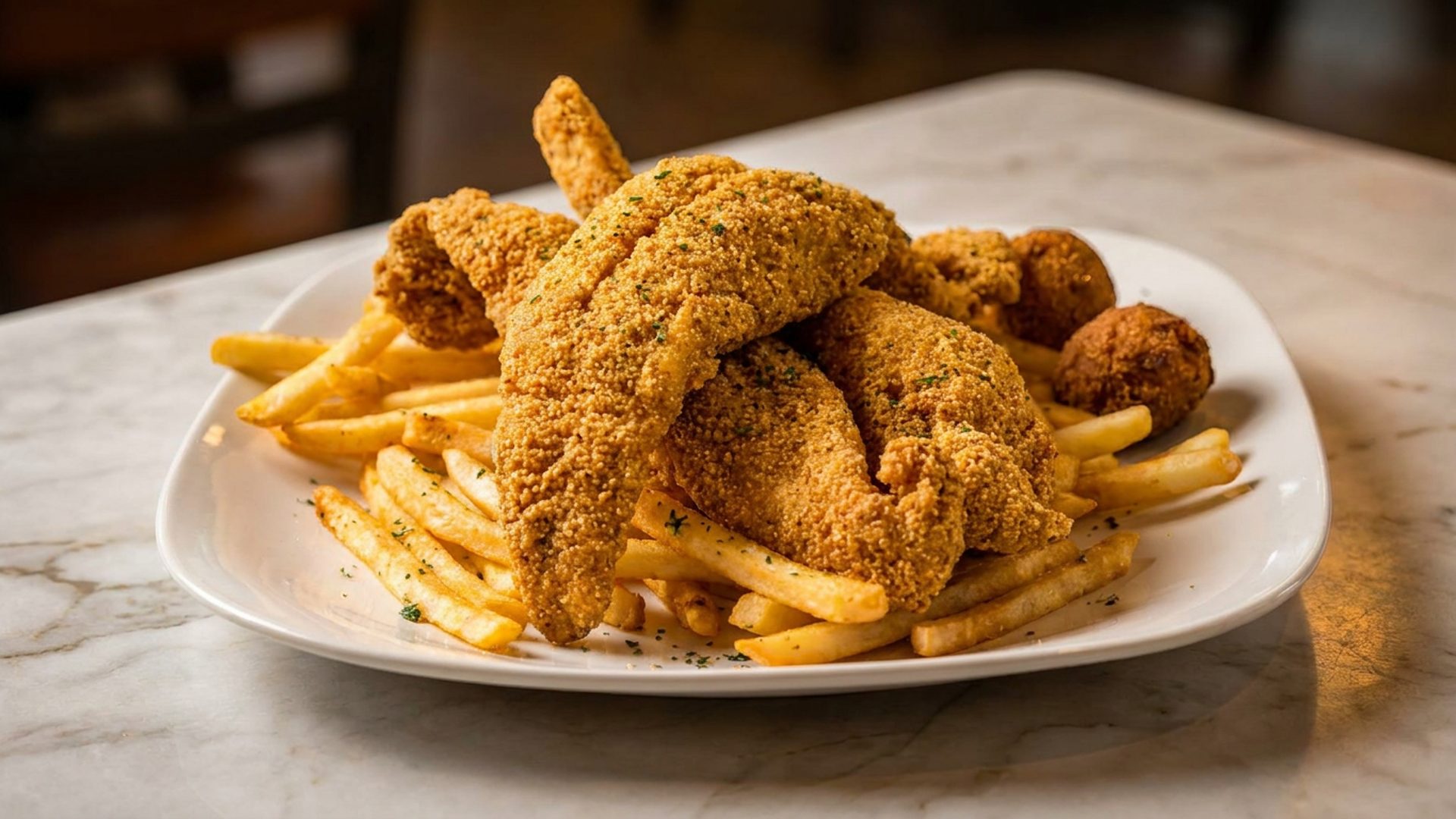 Real Southern seafood. No shortcuts.