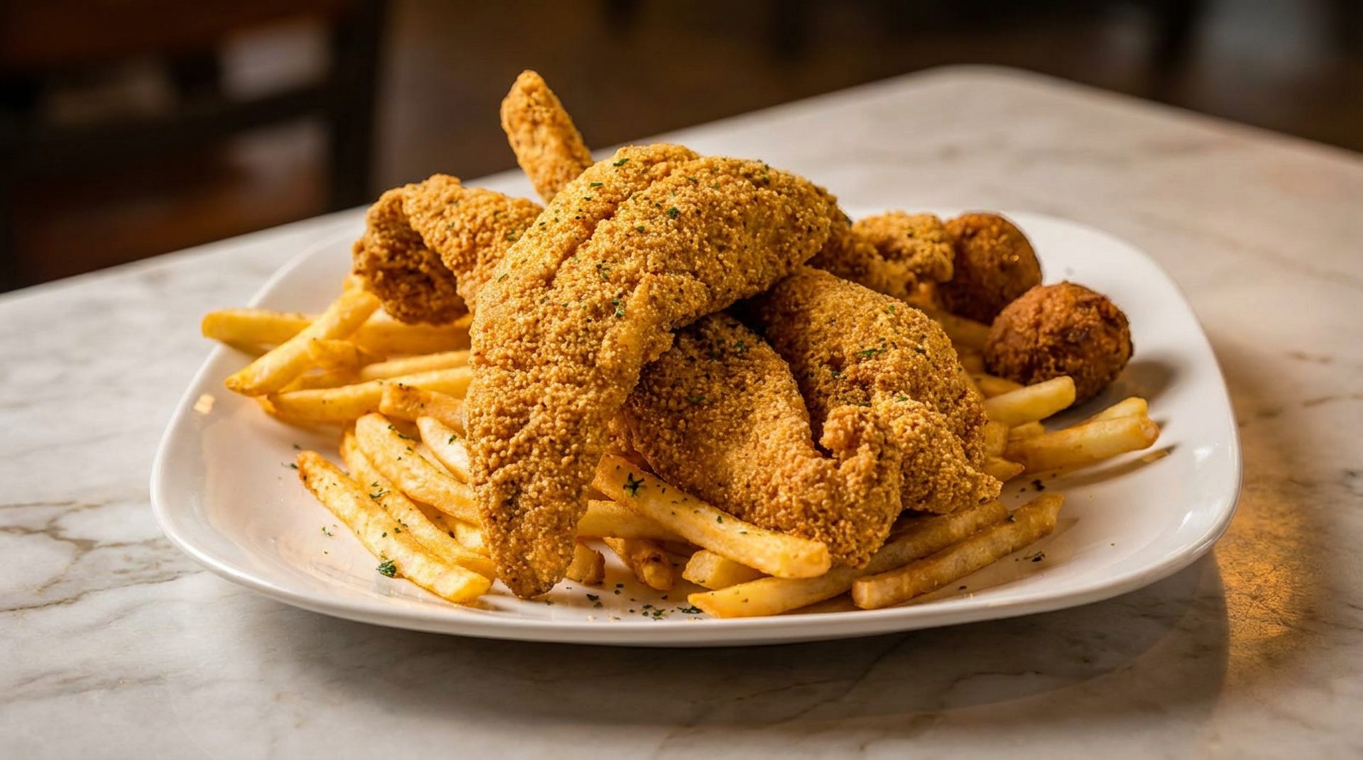 Real Southern seafood. No shortcuts.